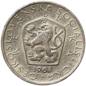 Czechoslovakia, 5 Korun 1968