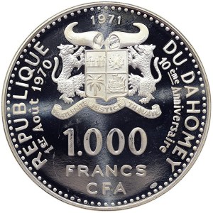 Dahomey, 1.000 Francs 1971