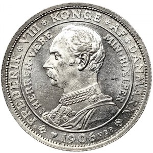 Denmark, Frederik VIII, 2 Kroner 1906
