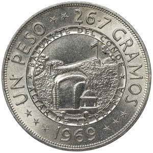 Dominican Republic, 1 Peso 1969