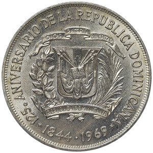 Dominican Republic, 1 Peso 1969