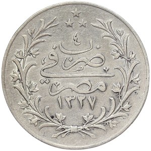 Egypt, Mehmed V, 10 Qirsh 1913