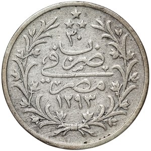 Egypt, Mehmed V, 2 Qirsh AH 1293//30-1904 AD