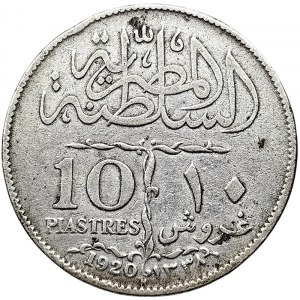 Égypte, Fouad Ier Sultan, 10 Piastres 1920
