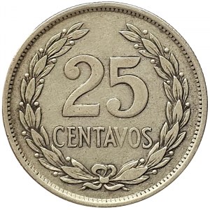 El Salvador, 25 Centavos 1943