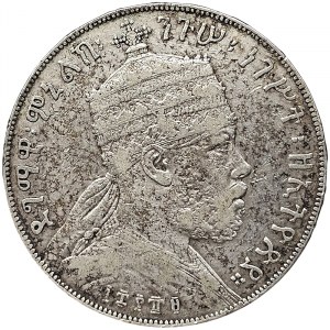 Äthiopien, Menelik II, Birr 1889, A Paris
