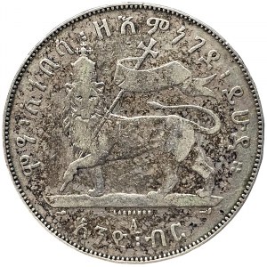 Äthiopien, Menelik II, Birr 1889, A Paris