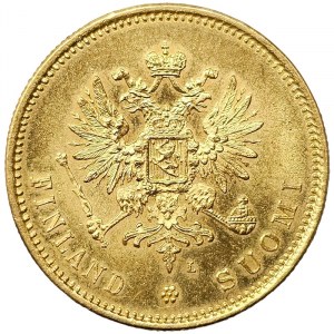 Finland, Russian Occupation, Nicholas II, 20 Markka 1911