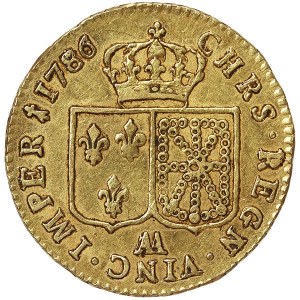 France, Louis XVI, 1 Louis d'or 1786, AA Metz