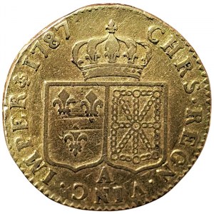 France, Louis XVI, 1 Louis d'or 1787, A Paris
