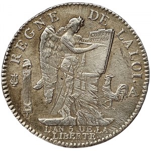 France, Louis XVI, Ecu de 6 Livres 1793, Paris