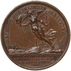 Francúzsko, Napoleon I., medaila Mier v Luneville 1801 Frappè (COPIE)