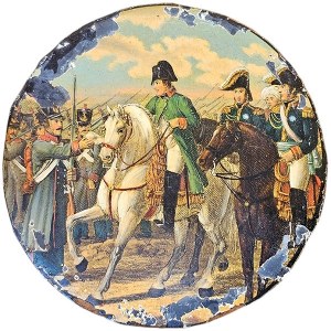 France, Napoleon I, Miniature with Napoleon on Horseback n.d.