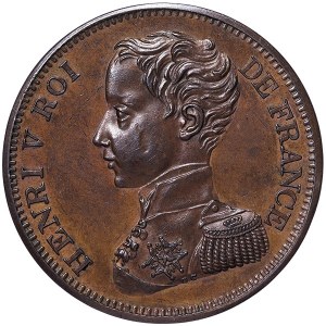 Francie, Jindřich V. Legitimní pretendent francouzského trůnu, 2 Aout (5 franků) 1830