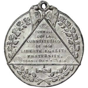 France, Medal for the adoption of the formulas of the constitution 1848