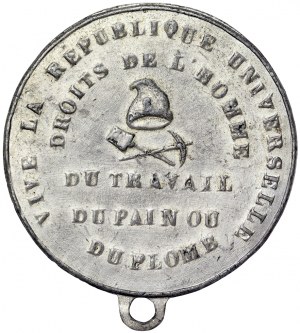 France, Médaille Les révolutions Jours de juin 1848