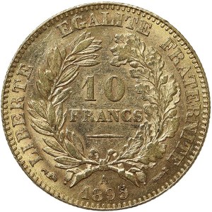 Francia, 10 franchi 1895, A Parigi