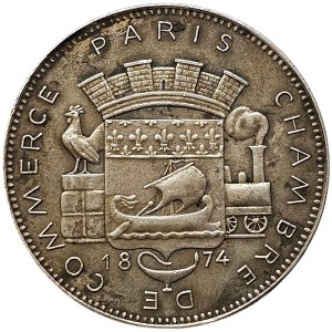 France, Medal Paris Chamber of Commerce and Industry 1874