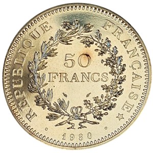 Francie, 50 franků 1980, Paříž