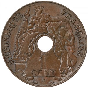 French Indo-China, 1 Cent 1938, A Paris