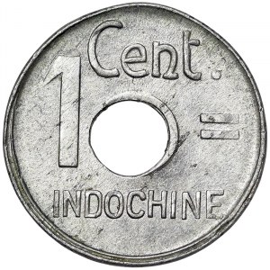 French Indo-China, 1 Cent 1943
