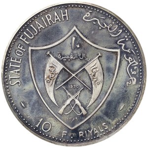 Fujairah, Muhammad Bin Hammad Al-Sharqi, 10 Riyals 1970