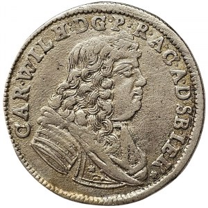 Germany, Anhalt-Zerbst, Karl Wilhelm, 2/3 Taler 1678, CP