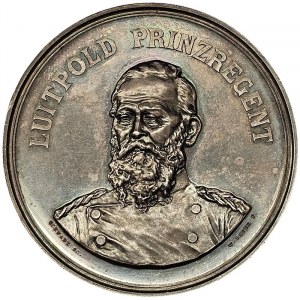 Germany, Bavaria, Luitpold Prince Regent of Bavaria, Medal for the visit to the city of Nuremberg 1886