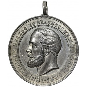 Germany, Braunschweig, Lüneburg, Celle, Wilhelm, Medal 50th anniversary 1881