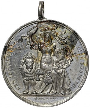 Allemagne, Braunschweig, Lunebourg, Celle, Wilhelm, Médaille 50e anniversaire 1881