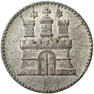 Germany, Frankfurt, City, 1 Drelling 1855