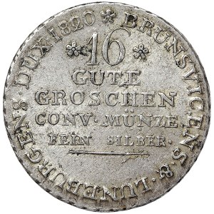 Germany, Hannover, George IV, 16 Gute Groschen 1820, Hannover