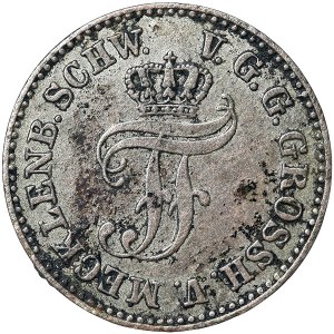 Germany, Mecklenburg-Schwerin, Friedrich Franz II, 1 Schilling / 1⁄48 Taler 1861, A Berlin