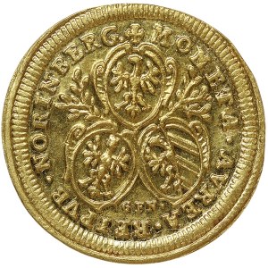 Allemagne, Nürnberg, Ville libre, 1/2 Ducat 1692