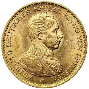Germany, Prussia, Wilhelm II, 20 Mark 1914, A Berlin