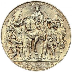 Germany, Prussia, Wilhelm II, 3 Mark 1913, A Berlin