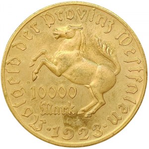 Germany, Westphalia, Provence Bank Issue, 10.000 Mark 1923
