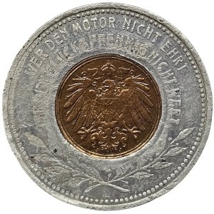 Empire allemand, Guillaume II, 1 Pfennig (jeton de chance) 1911