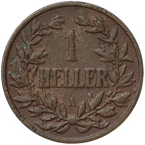 German East Africa, Wilhelm II, 1 Heller 1904, A Berlin
