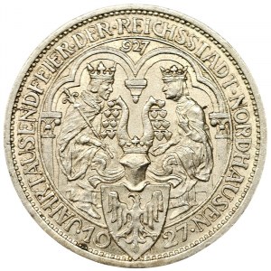 Allemagne, République de Weimar, 3 Reichsmark 1927, A Berlin