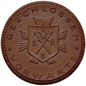 Germany, Weimar Rep., Medal Association meeting of Saxony police officers, Meissen 1923