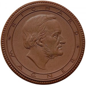 Germany, Weimar Rep., Richard Wagner, Medal of the Bayreuth festival n.d. (1924)