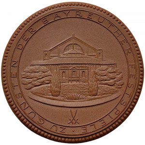 Germany, Weimar Rep., Richard Wagner, Medal of the Bayreuth festival n.d. (1924)