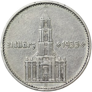 Allemagne, Troisième Reich, 2 Reichsmark 1934, A Berlin