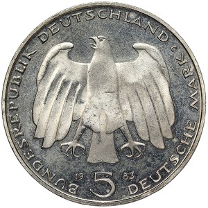 Germany, Democratic Rep. (DDR), 5 Mark 1983