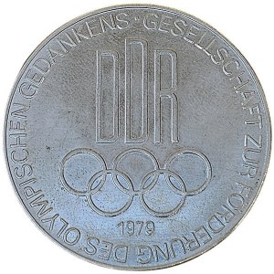 Germany, Democratic Rep. (DDR), Medal Society for the Promotion of the Olympic Thought - August Schärtner 1979