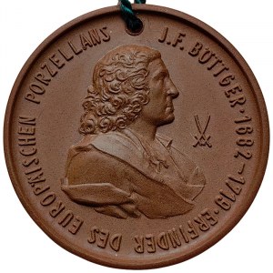Germany, Democratic Rep. (DDR), Medal Dresden, Meissen, Böttgerehrung. Johann Friedrich Böttger 1982