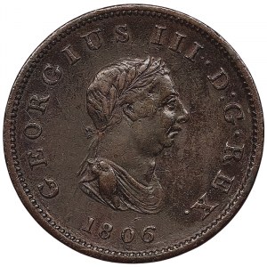 Großbritannien, Georg III., 1/2 Penny 1806, London