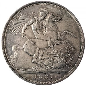 Great Britain, Victoria, Crown 1887, London