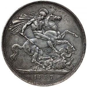 Great Britain, Victoria, Crown 1887, London